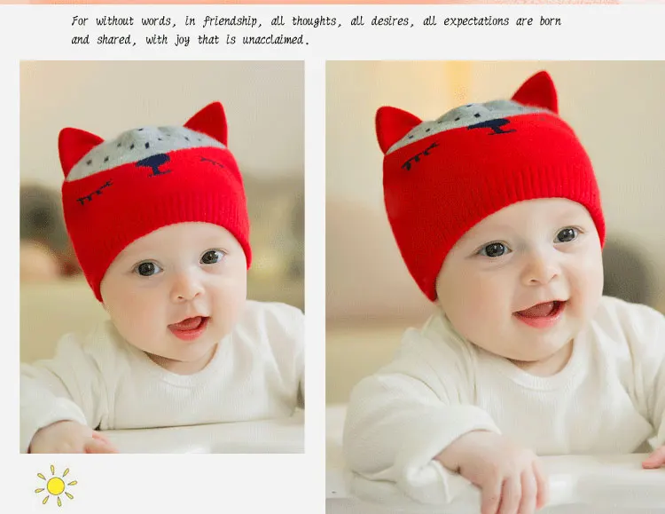 CieiK Baby Fotografie Props Newborn Cap crochet Fox Hats for Kids Boys Girls Photography Baby beanie Autumn Winter Toddler (15)