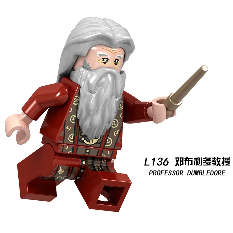 L136 Серия Harry Potters Flitwick Дамблдор Longbottom Luna Diggory строительные блоки игрушки для детей WM6041 - Цвет: L136