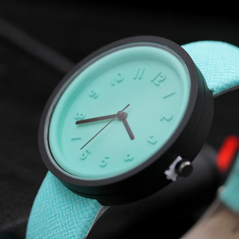 GEMIXI женские часы Роскошный бренд унисекс Простой Дизайн Мода Количество Разноцветные часы кварцевые холст ремень наручные часы