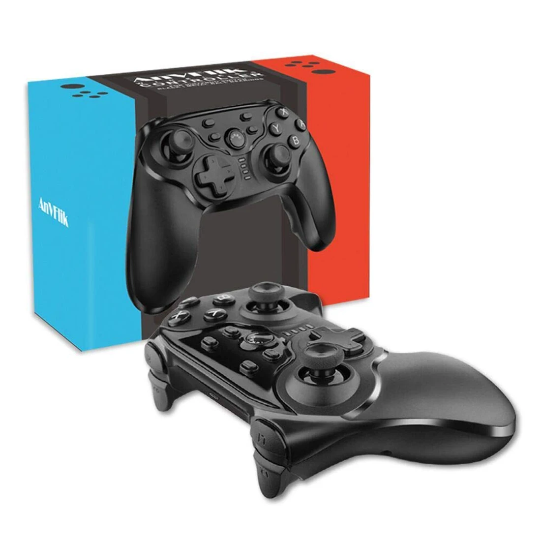 

JYS Wireless Game Controller for Nintendo Switch,Support version 5.1.0,Bluetooth Pro Controller Gaming Gamepad Console Gyro Ax