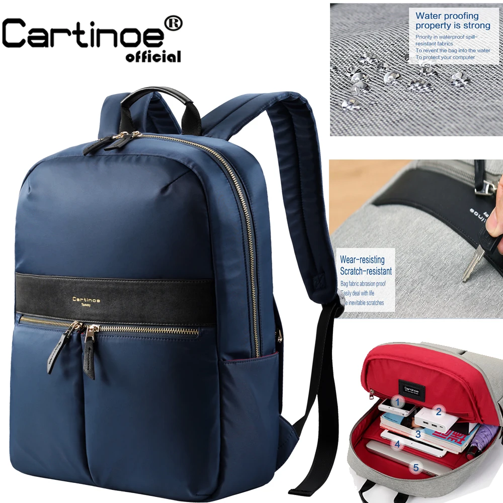 Cartinoe Waterproof Laptop Bag For 