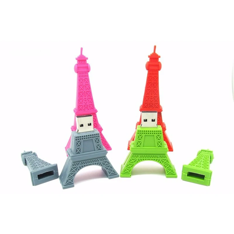 Creativity pen drive 4gb 8gb 16gb 32gb usb flash drive 64gb Eiffel Tower U disk memory stick mini computer gift pendrive cle usb