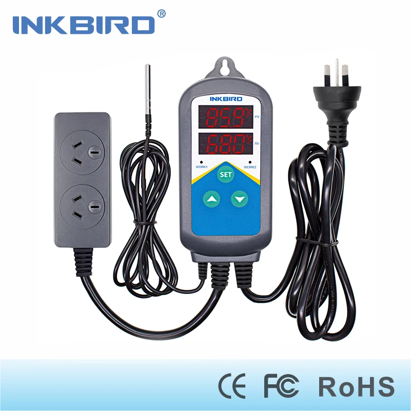 

ITC-306T AU version Pre-wired Electronic Digital Timer Heating Thermostat Temperature Controller Without Cooling Controlling