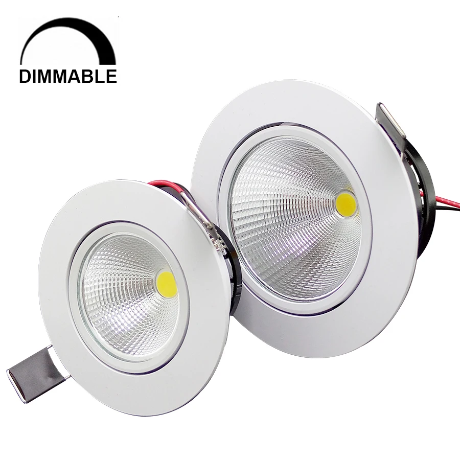 1 шт. домашний led cob epistar встраиваемый светильник с регулируемой яркостью 5 Вт/10 Вт