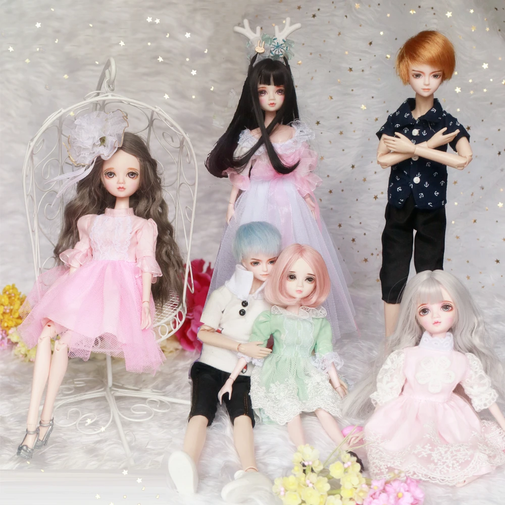 

1/6 30cm cheap blyth bjd doll american girl baby reborn diy girl love doll toy gift doll with dress make up shoes wigs body head