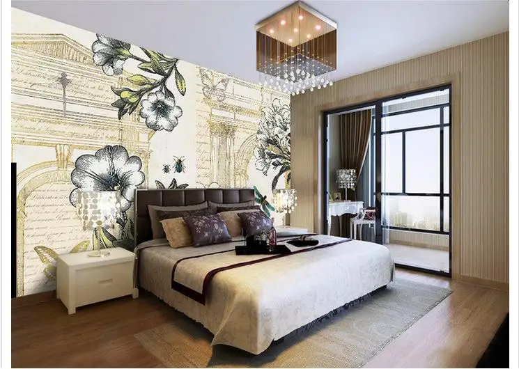 Customized 3d wallpaper wall murals European decorative pattern living rome photo | Обустройство дома