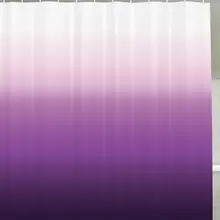 Фиолетовый душ декоративные шторы для дома Искусство Ванная комната Декор длинный полиэстер ткань набор Омбре красочный дизайн белый фиолетовый