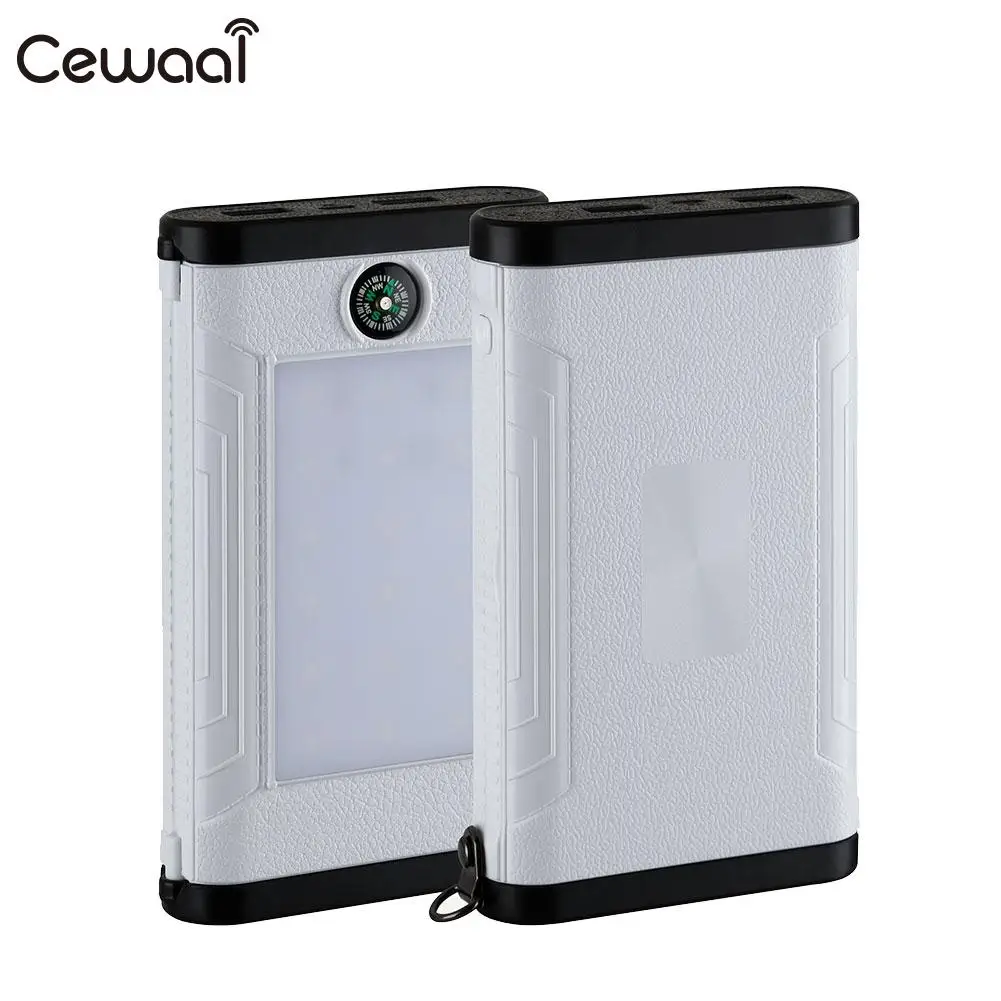 

Solar Energy Power Bank Box Shell External Box LED Flashlight Economic DIY Kit Charging Smartphone DIY Charger Box