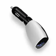 4 em 1 Dual USB Adaptador para Carro Carregador Rápido Testador de Tensão DC 5 v 3.1A LED Para iPhone Acessórios Automotivos
