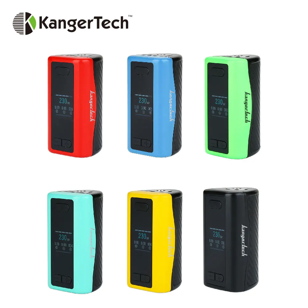 Оригинальный бокс мод Kangertech IKEN TC 230 Вт со встроенной батареей 5100 мАч 4 7 дюймовый TFT