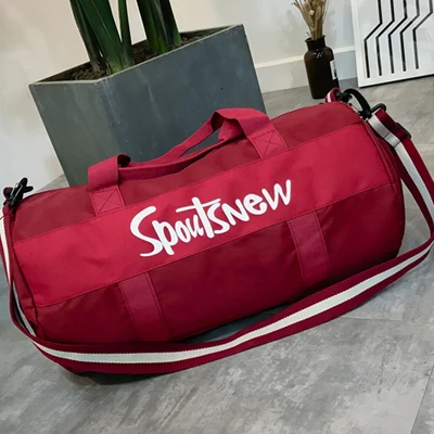 NEWBOLER, женская сумка Soprts, водонепроницаемая, нейлоновая, для спортзала, сумки для фитнеса, путешествий, Женский багаж, сумка через плечо, sac de, спортивная сумка, 25L - Цвет: Красный
