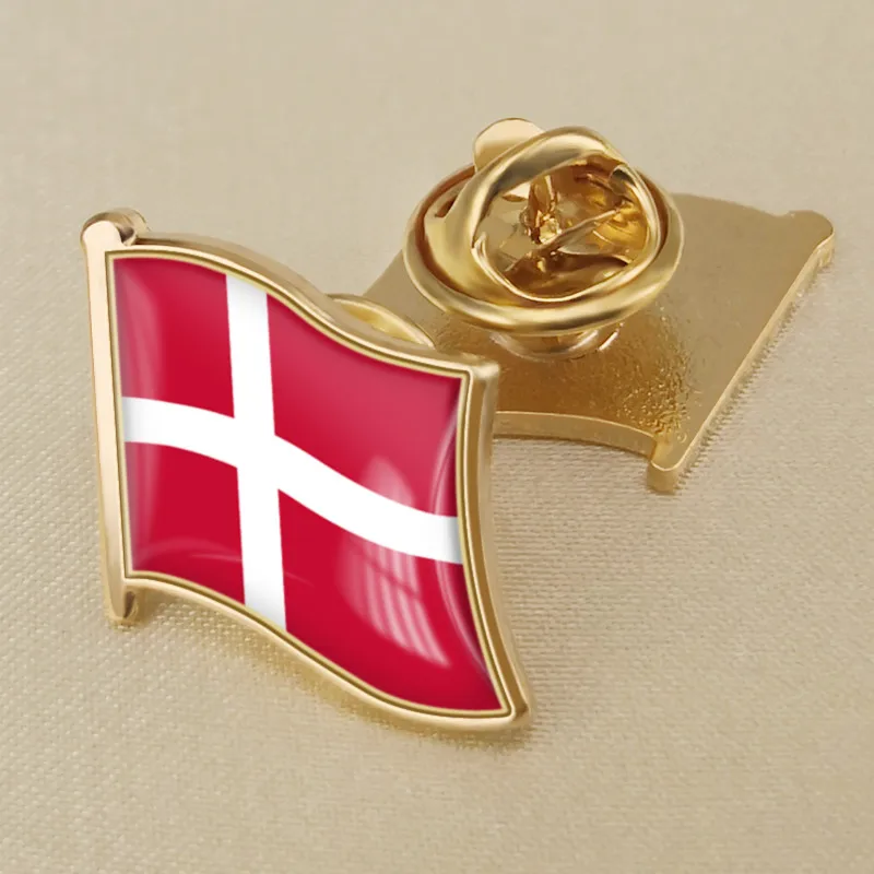 

Denmark Single Flag Lapel Pins