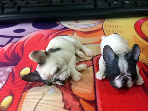French Bull Dog Sleeping Lazy Pets Fridge Magnets PVC Figures Toys Car Home Office Decoration Gifts - Buyer's Show 10
