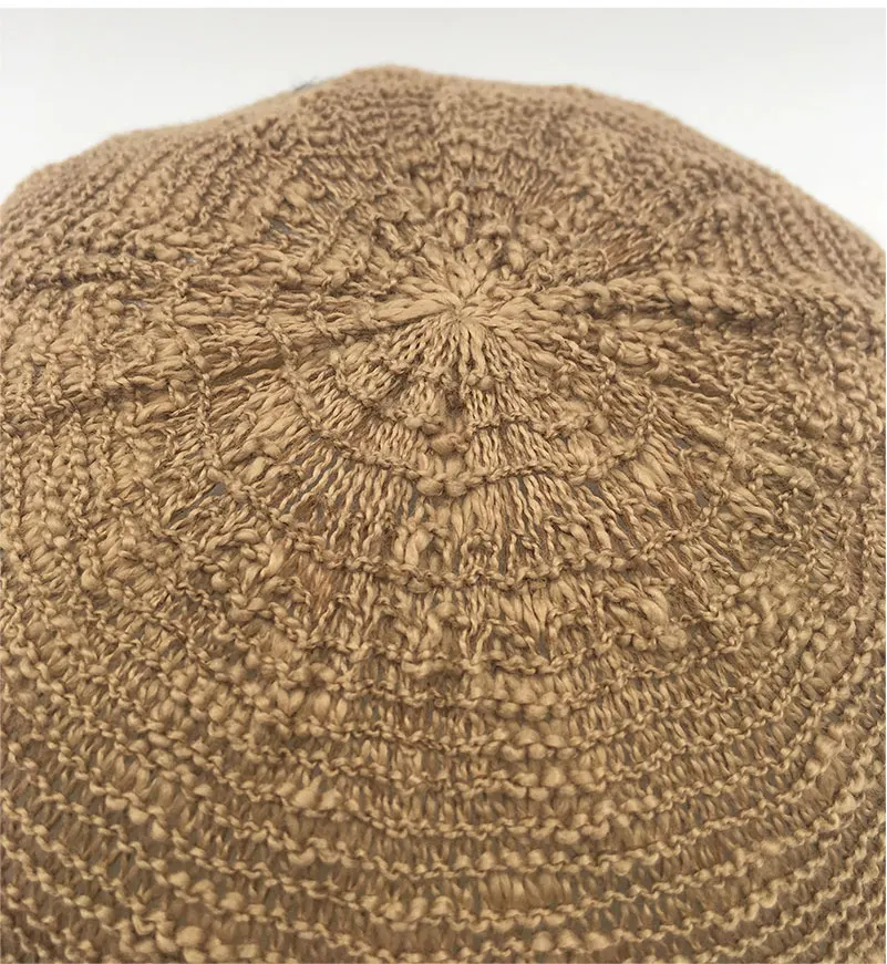 bucket hat women bucket hat black white polyester Bucket Hats (3)