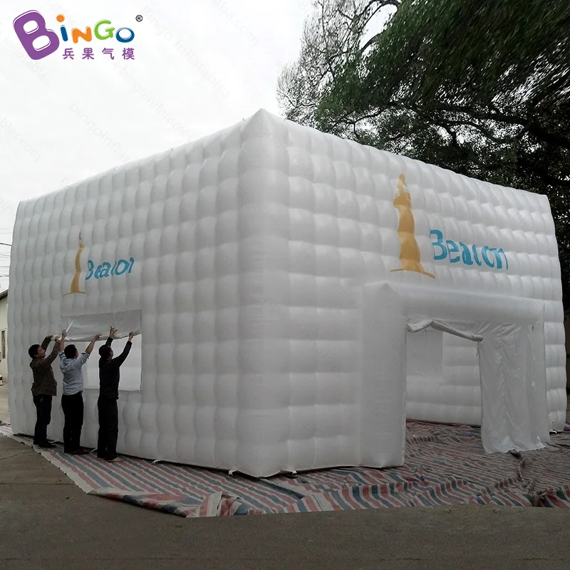  8X8X5 meters inflatable cube tent / inflatable ice cube tent / inflatable event tent toys