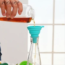 Кухня Домашняя мини складная телескопическая длинная шея Воронка креативная Бытовая мини-воронка для дозирования жидкости кухонные инструменты аксессуары