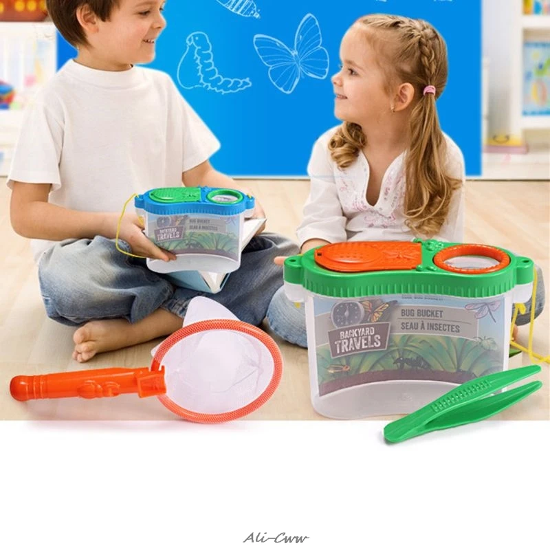 

Portable Insect Observer Child Magnifier Toy Observation Box Children Outdoor Experiment Exploration Equipment Supplies