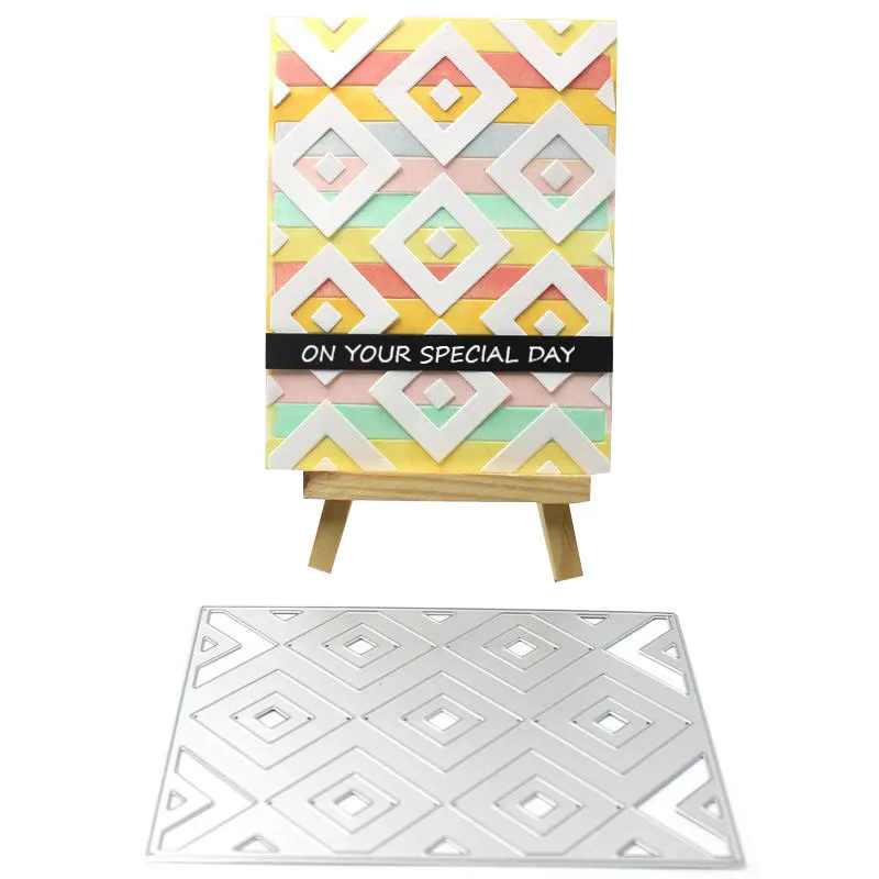 

KLJUYP New Frame Metal Cutting Dies Stencils for DIY Scrapbooking/photo album Decorative Embossing DIY Paper Cards 090