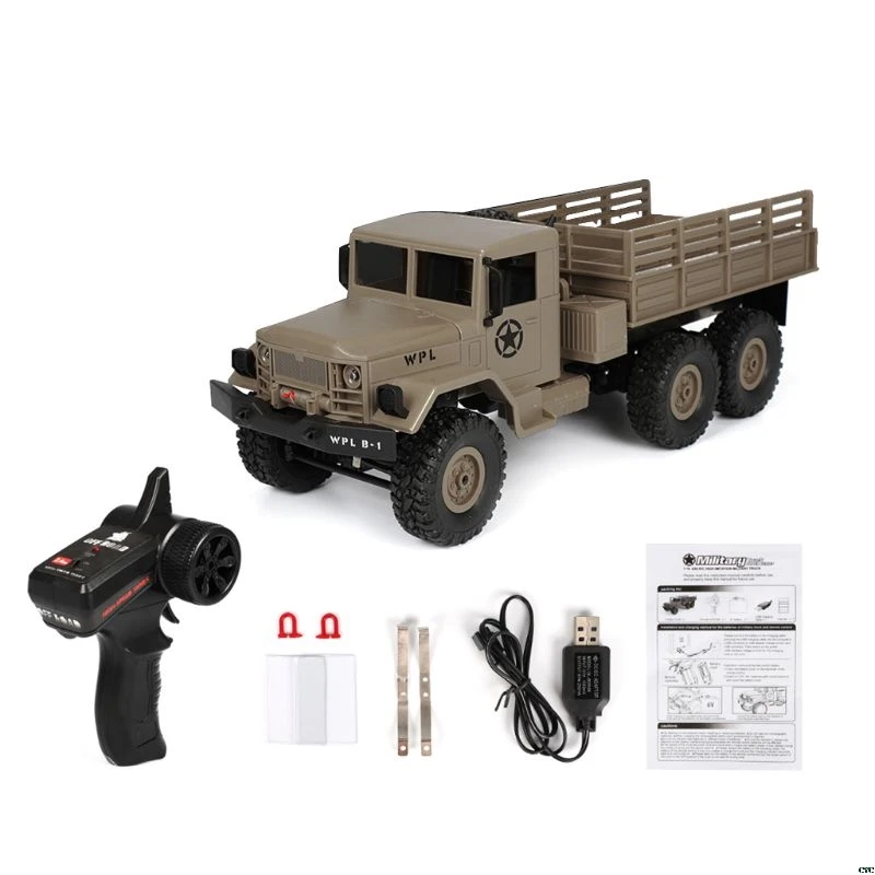 2018 Новый WPL B16 RC военный комплект с грузовиком 4WD 1/16 внедорожного гусеничного
