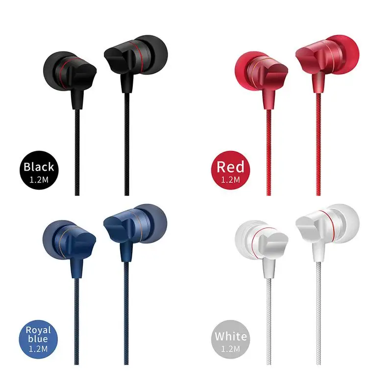 

Joyroom 3D Stereo Music Earbuds Wired In-Ear Earphones with Microphone For iphone For Samsung Huawei Smartphone