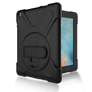

Full-body Rugged Hybrid Protective Case Cover with Built-in Screen Protector for the New iPad 2 3 4 (Black/Black)
