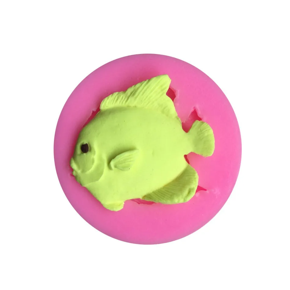 

VOGVIGO Lovely 3D Mold Fish Silicone Cake Chocolate Gumpaste Mold Soap Silicone Mold Food Grade Silicone Baking Tools For Cakes