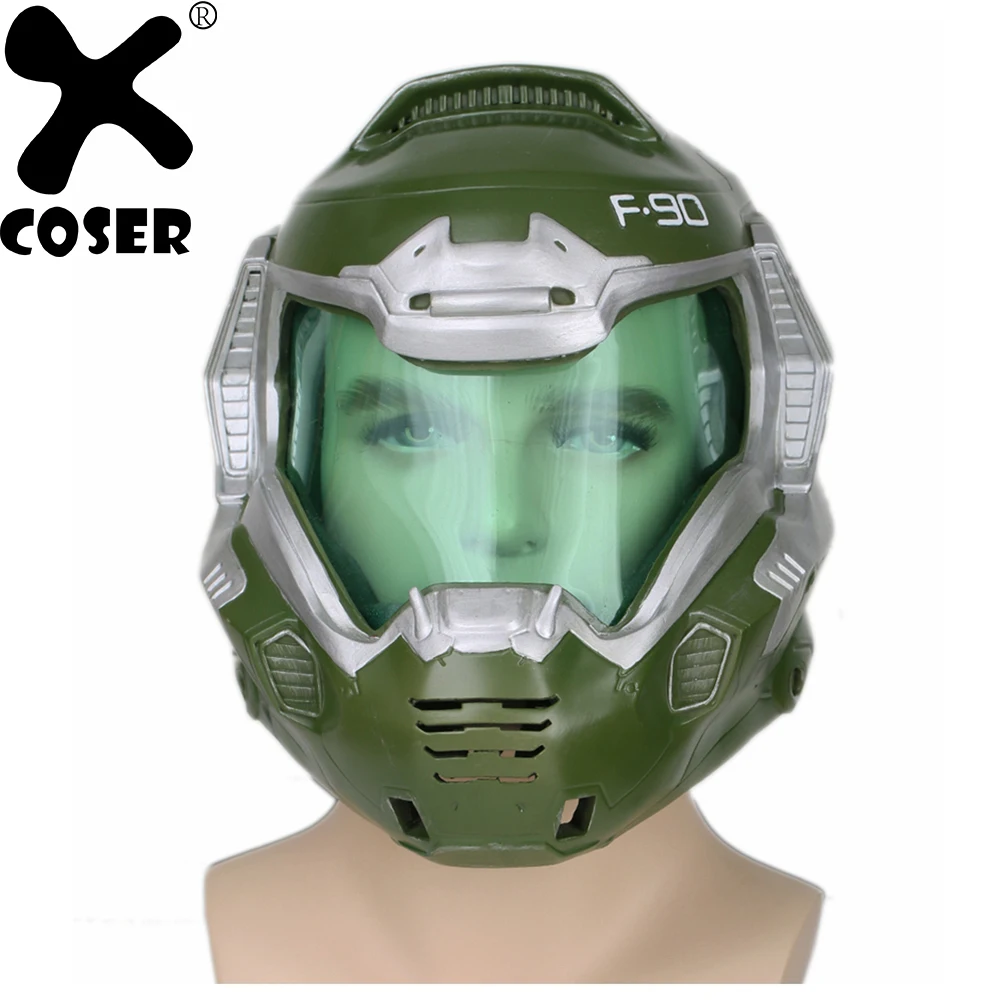 XCOSER Doom Movie Cosplay Helmet Cool Guy Full Head Helmets Costume
