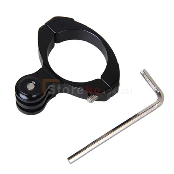 

Black Bike Bicycle Motorcycle Handlebar Mount Holder Bar Standard 31.8mm with Hex Key for GoPro HD Hero 2 3 3+