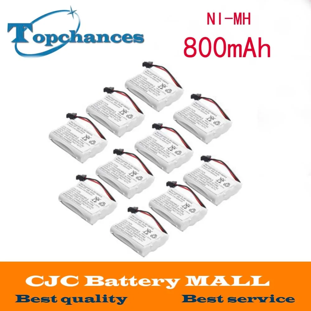 

10x High Quality 800mAh Cordless Phone Battery for Uniden BT-446 BT446 ER-P512 BT-1005 BT1005
