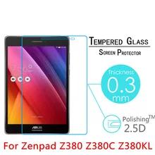 Закаленное Стекло для Asus ZenPad 8,0 Z380 Z380C Z380M Z380KL Экран протектор 8 дюймов планшет защитный Стекло пленка 9 H премиум-класса 0,3 мм