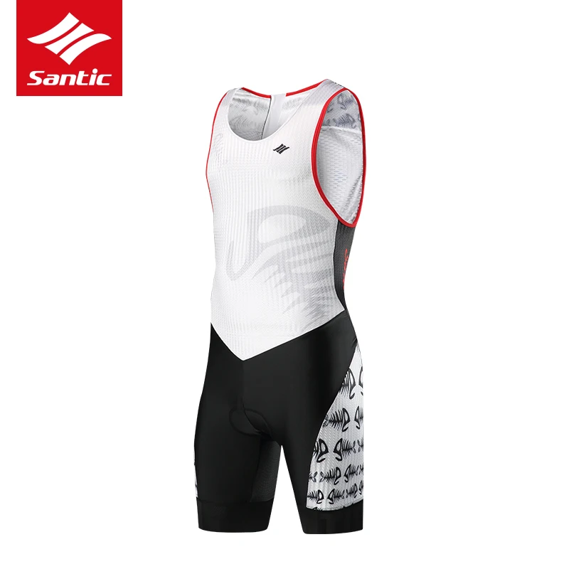 Santic Triathlon Велоспорт Джерси 2019 pro team 4D тонкий мягкий велосипедный костюм для мужчин