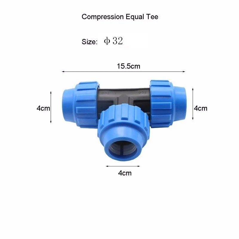 1 IPS Compression Tee - Hdpe Supply