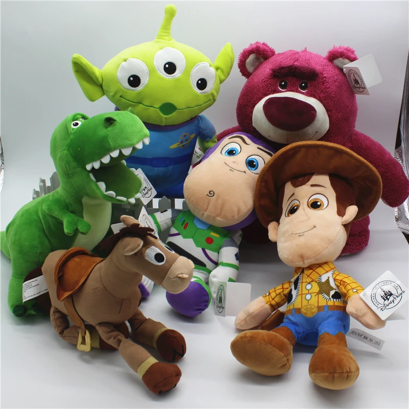 woody and buzz soft toys