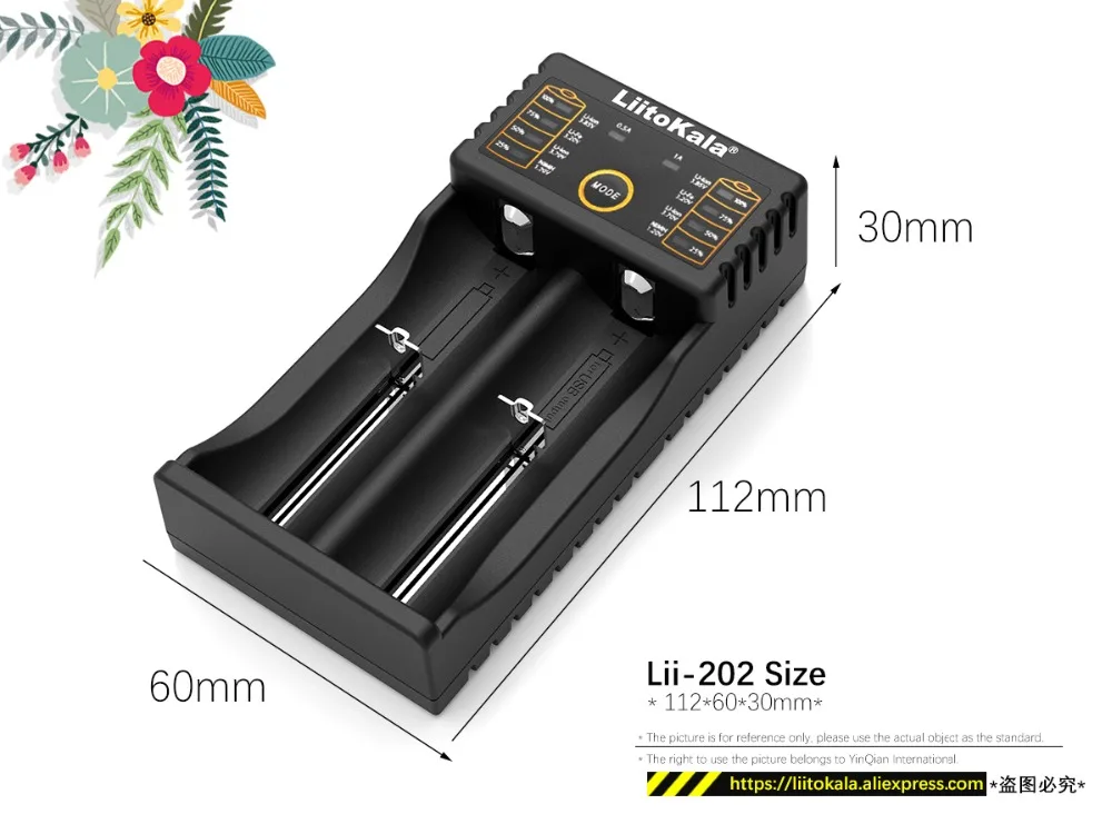 Liitokala Lii-500 Lii-402 Lii-202 Lii-100 3.7V 1.2V Multifunction 18650 26650 21700 17355 18350 14500 AA AAA  Battery Charger