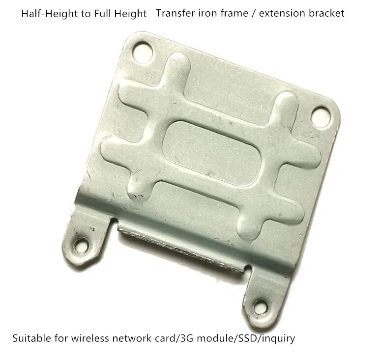 

5PCS Mini PCI-E half-height wireless network card SSD to full height adapter half-height bracket iron with screws