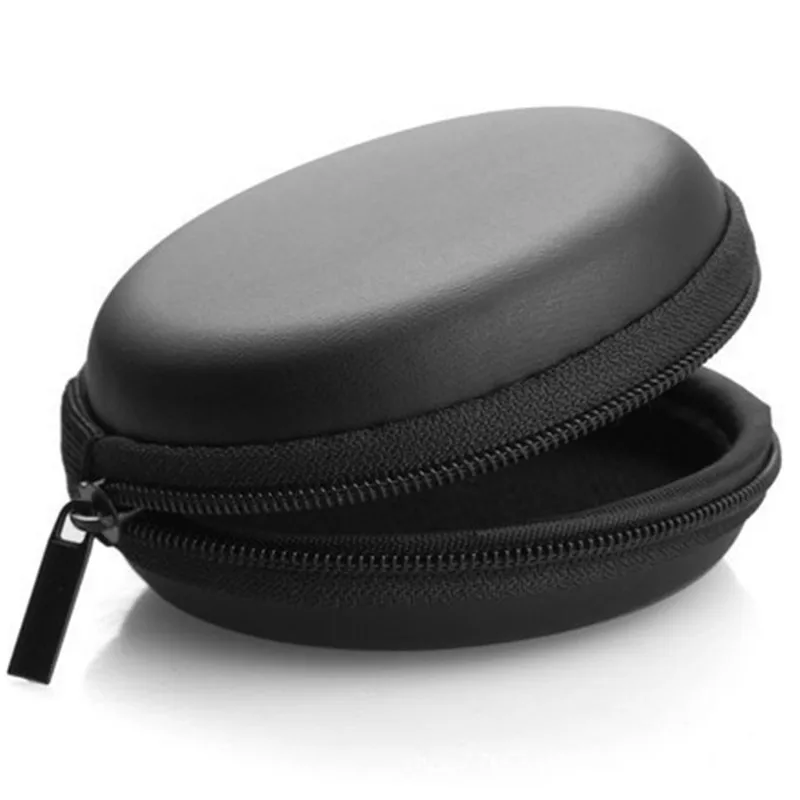 Чехол для наушников PU кожаный наушник коробка для хранения защитный USB кабель Органайзер чехол для наушников сумка на молнии Жесткий наушник сумка