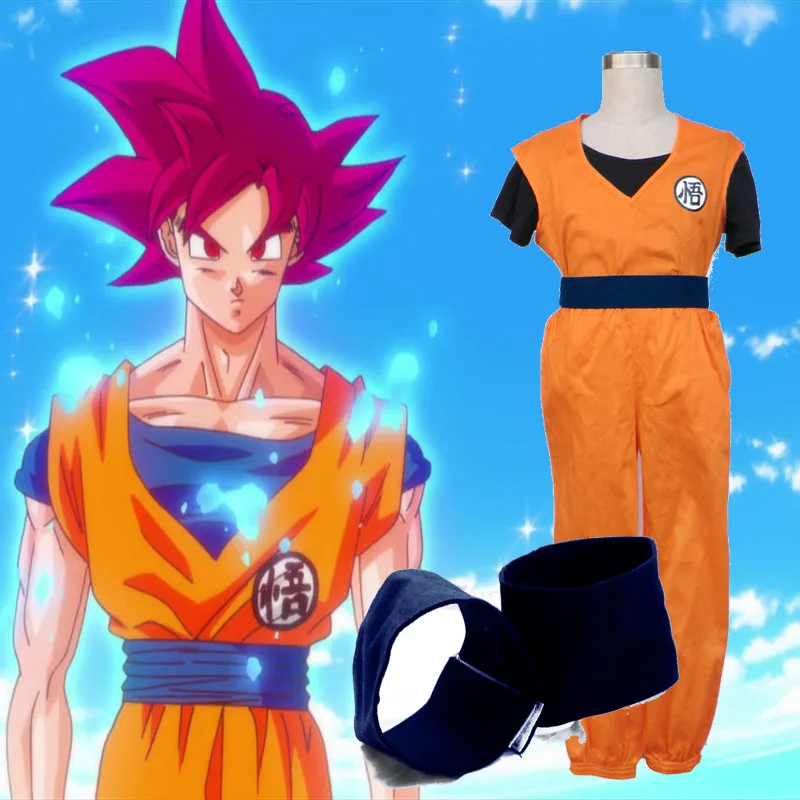 New Dragon Ball Z GOKU Costume Anime Cosplay Free Shipping ...