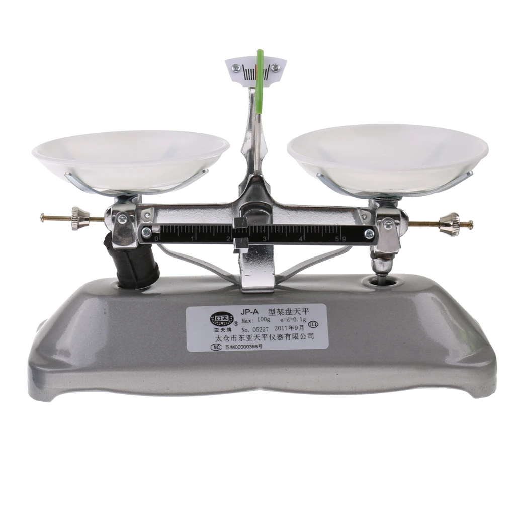100 Gram Mechanical Table Balance Scale With 100 Weights Standards for School Teaching Tool Science Lab Equipment