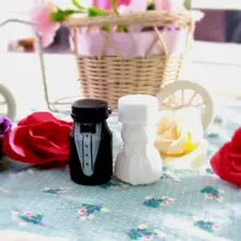 240 pcs невесты и жениха пузыри пузырные бутылки свадебной Украшение стола воздуходувки