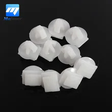 10Pcs White ABS Expert Door Moulding Clips For Peugeot 106 206 306 307 806
