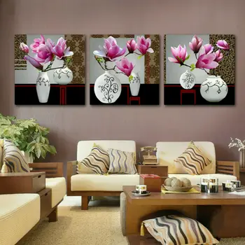 

JIE DO ART 3 panels canvas painting living room wall picture module painting oil painting fruit picture free shipping