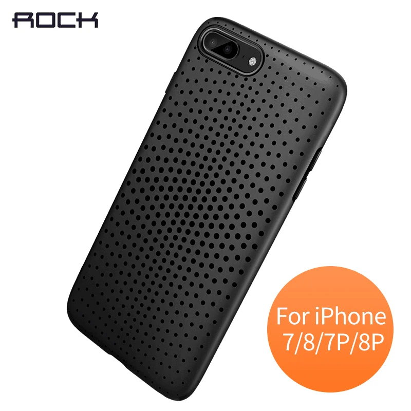 

For iphone 7 8 Case, ROCK Slim Soft Case For iPhone 7 8 plus Back Cover Hole Cool Protector Thin TPU Shell