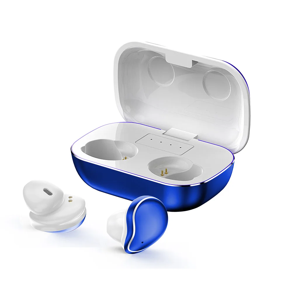 FDBRO Спорт стерео звук наушники Bluetooth 5,0 True Беспроводной сбалансированный наушники Bluetooth с зарядным устройством для телефона