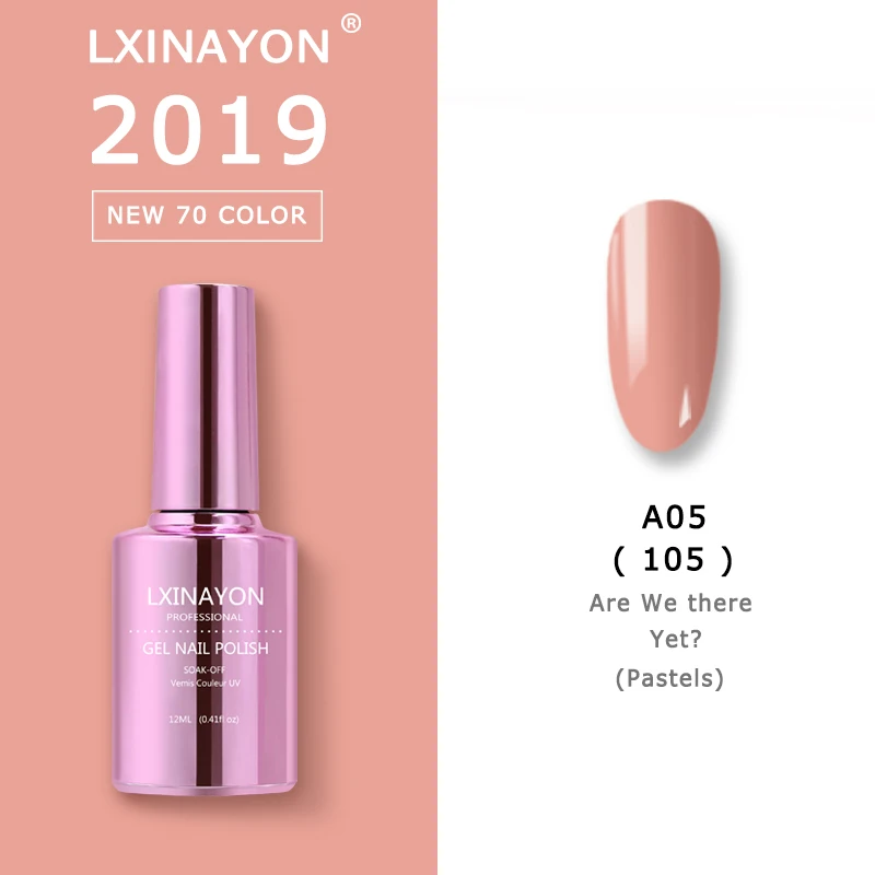 

2019 New Arrival 12ml Gel Polish 70 Color Nail Art Semi Permanent Gel Varnish Primer for Nails Manicure Uv Lamp Gel Nail Polish