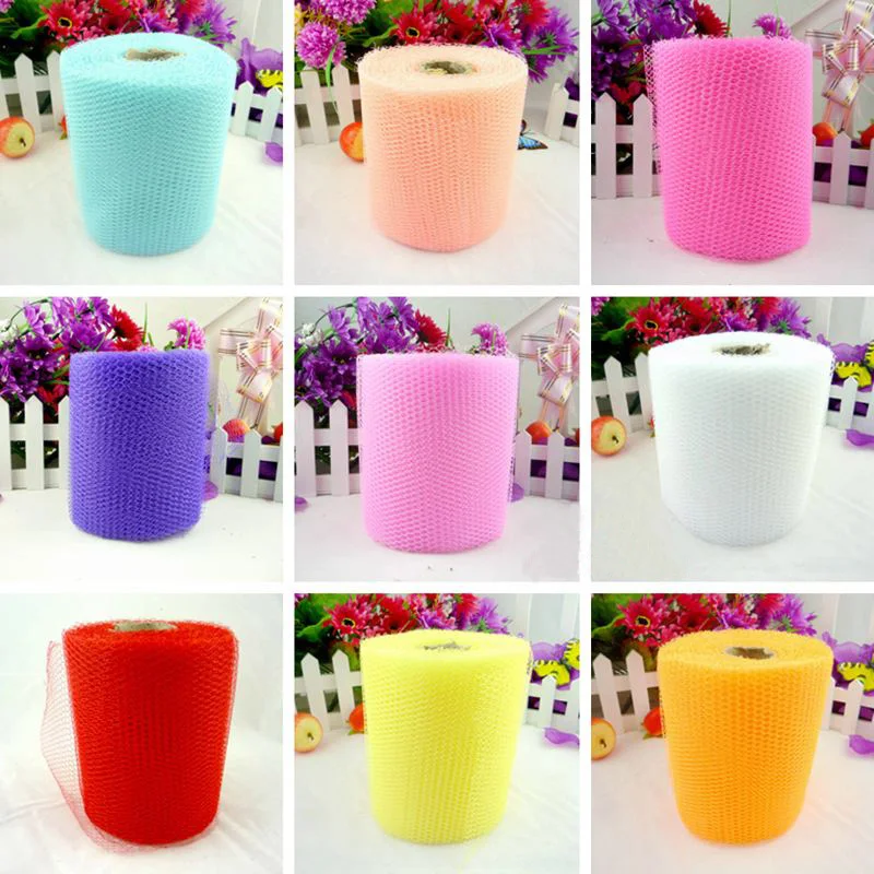 

13cm*24m Tulle Roll Spool Tutu Organza Gauze for Wedding Room Car Mesh Silk Ribbon Decor DIY Birthday Decor Gift Bow Yarn P10