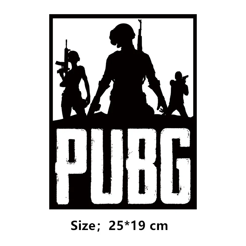 Горячая мобильная игра PUBG железная заплатка для одежды DIY футболка одежда толстовка патчи наклейка с термопереносом