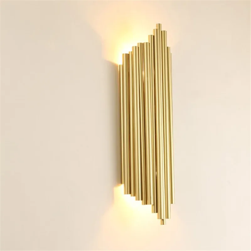 Modern Gold Creative Wall Light Living Room Bedside Stainless Steel