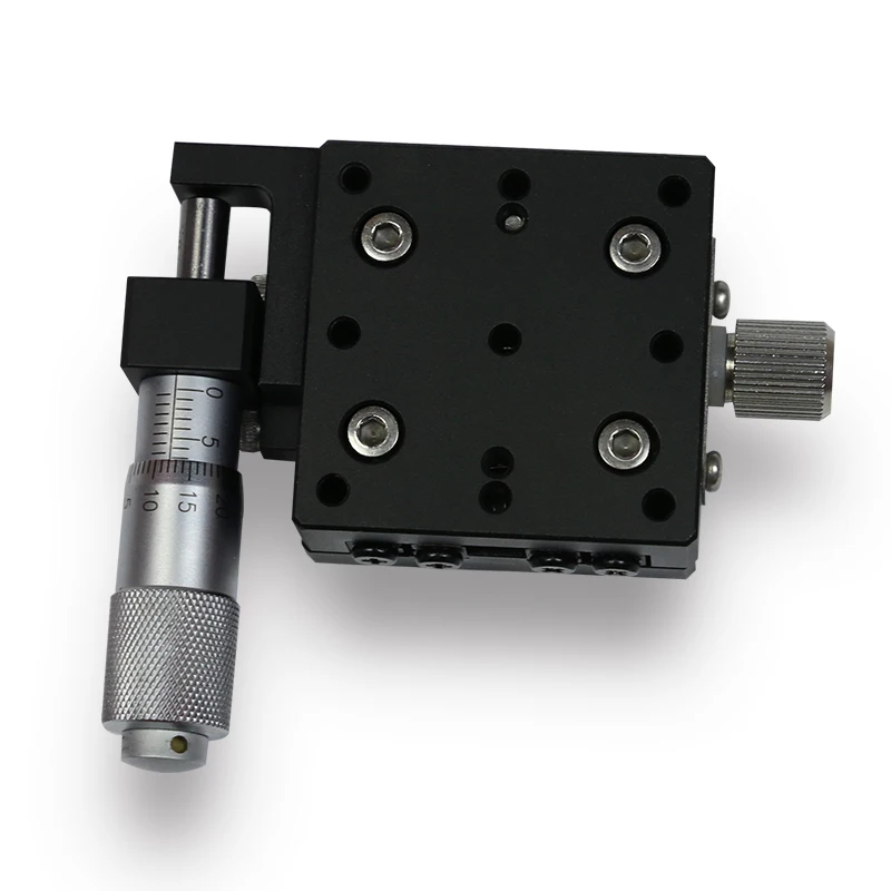 

40*40mm X Axis Trimming Manual Displacement Platform Precision 29.4N(3kgf) Linear Sliding Table Platform