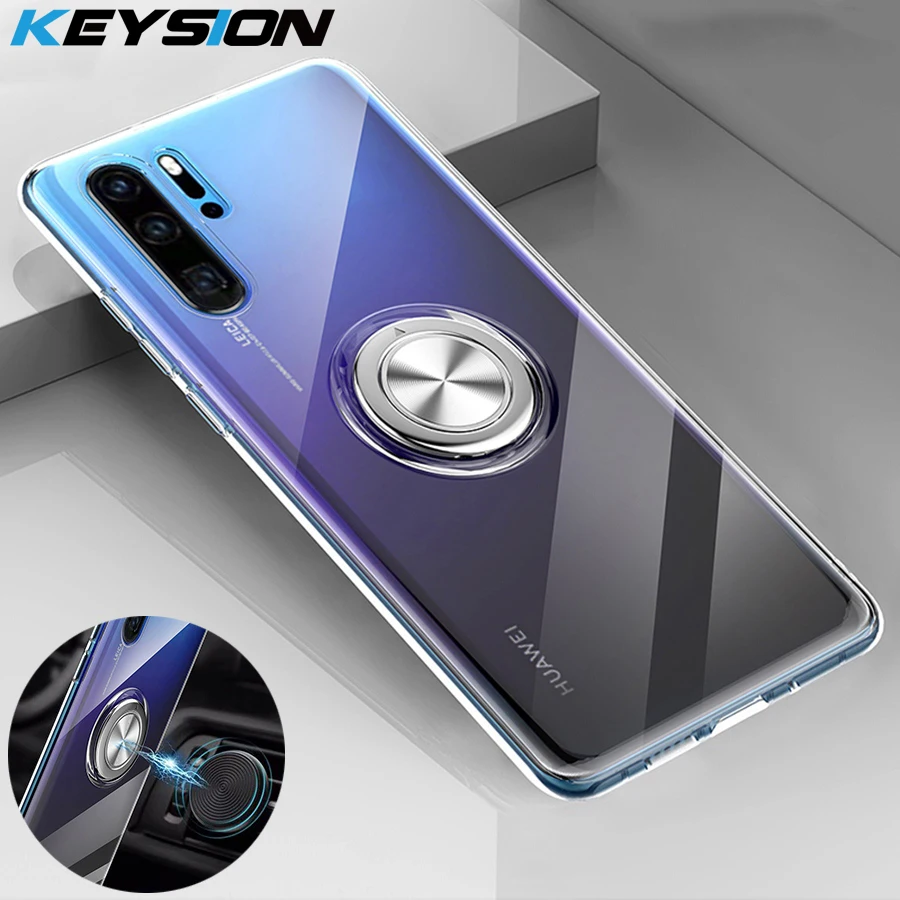 Чехол KEYSION для телефона Huawei P30 Pro P20 Lite Mate 20 20X прозрачный чехол из ТПУ с