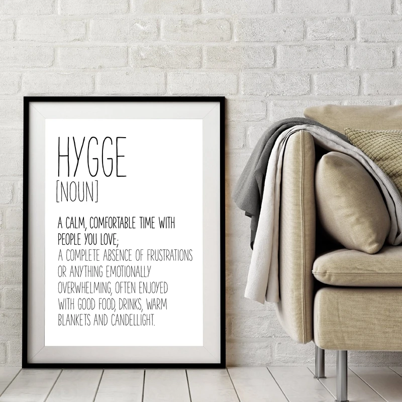 Hygge Wall Art Painting Home Decor